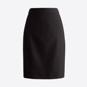 J Crew Black No 2 Wool Pencil Skirt 6
